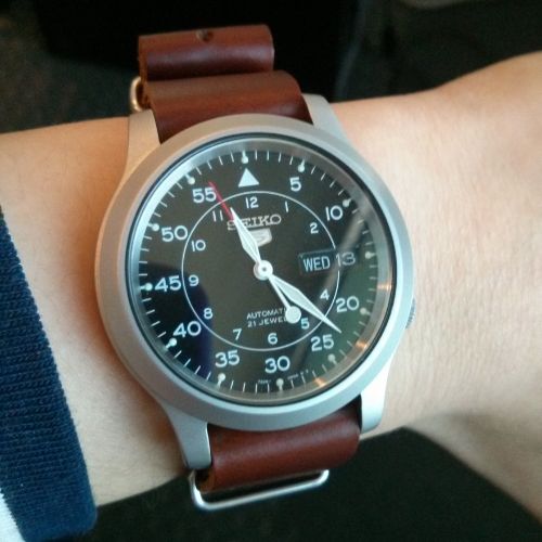 seiko snk809 polished case